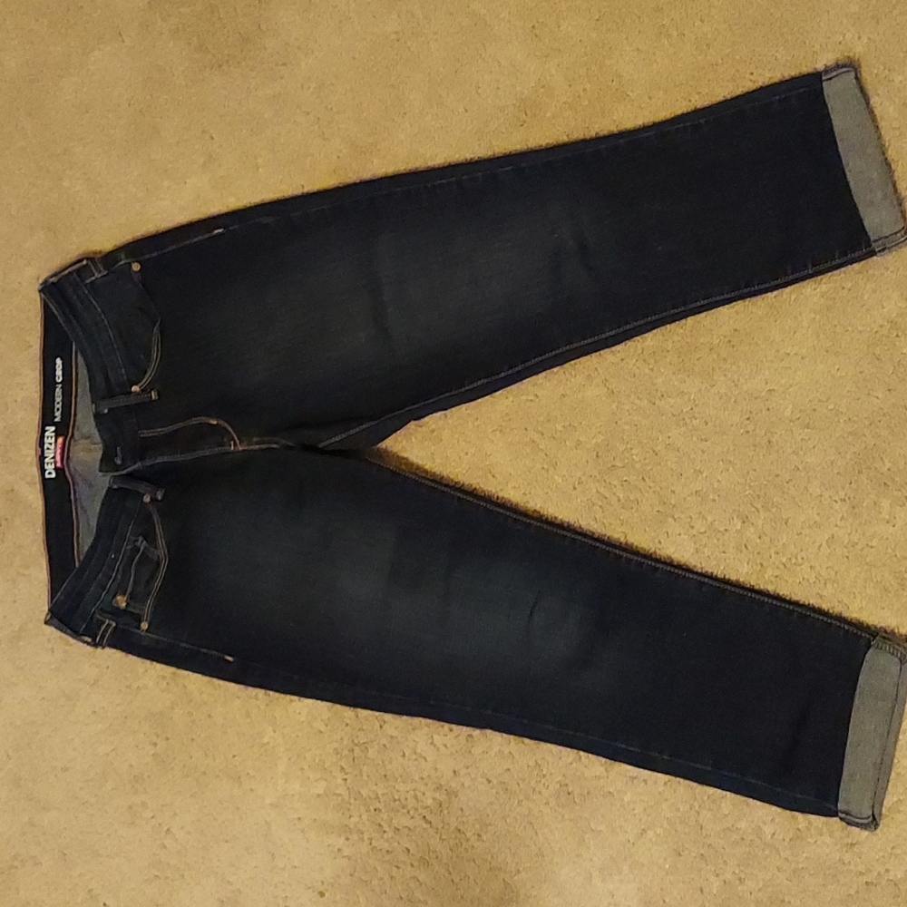 Womens Levis Denizen crop jeans